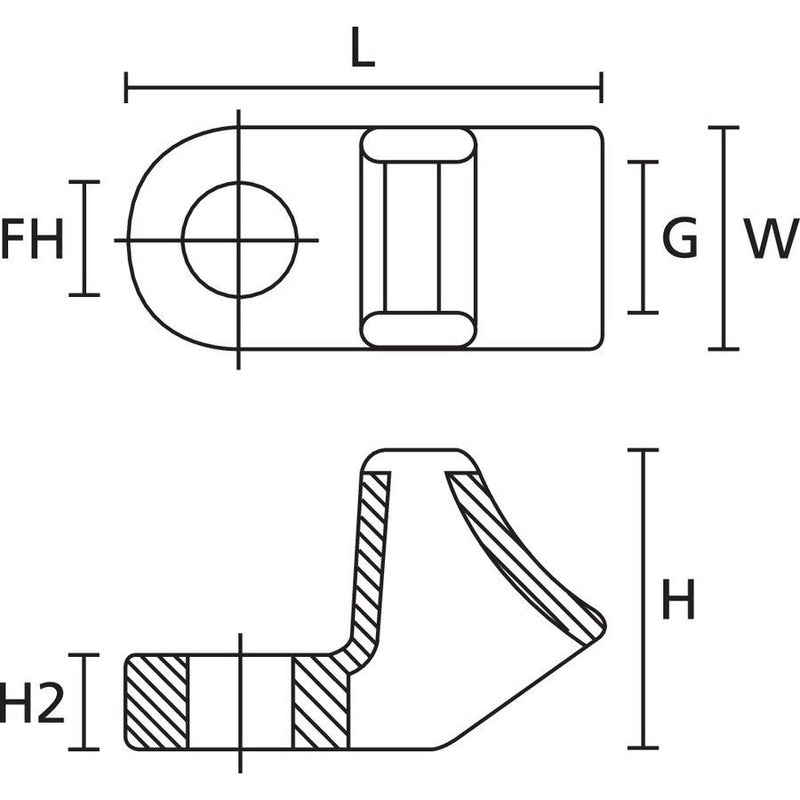 HellermannTyton - Befestigungssockel und -element für Kabelbinder Befestigungssockel LKM-PA66-BK (100) − 8000 Stück
