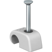 OBO Bettermann - Nagelschelle (für Kabel) Haft-Clip m.Nagel 2025 25 LGR 4-7mm L25 PP lgr − 100 Stück