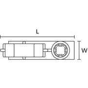 HellermannTyton - Befestigungsklammer Wellrohrhalter 151-00010(500) schwarz − 500 Stück