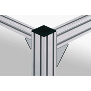 Item - Verbinder für Stiel/Profilschiene Winkel 0.0.425.03 weißaluminium