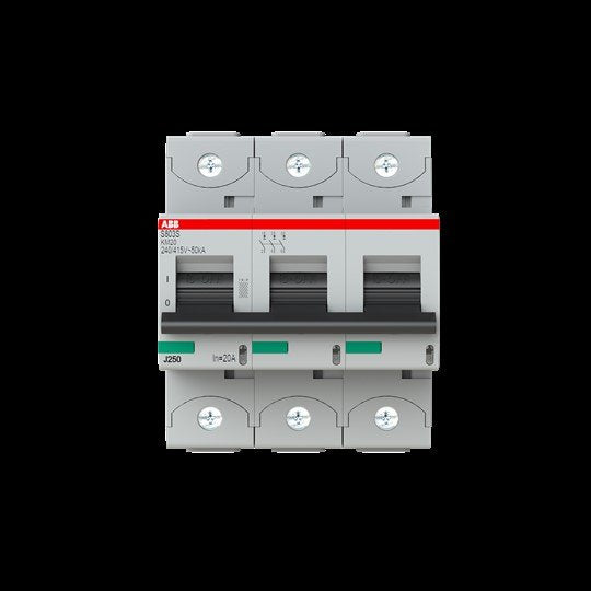 ABB Stotz S&J - Leitungsschutzschalter magnetische Auslösung S803S-KM20 3P, 20A
