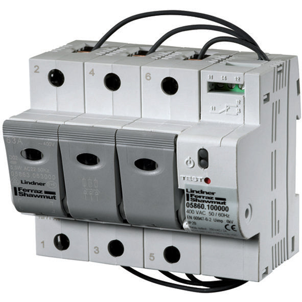 Mersen - Zubehör/Ersatzteile für elektrische Sicherungen/Sicherungshalter Sicherungsüberwachung 05860.300000 D03 Typ 3 LINOCUR LS