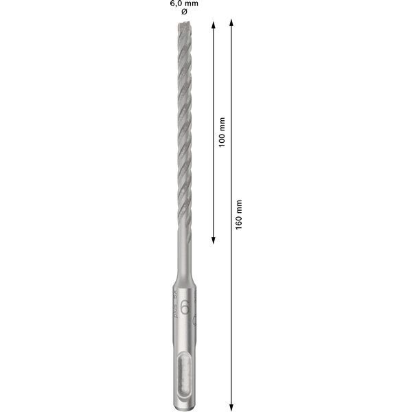 Bosch - Bohrer PRO SDS plus-5X 2608833892VE(10) Hammerbohrer 6 x 100