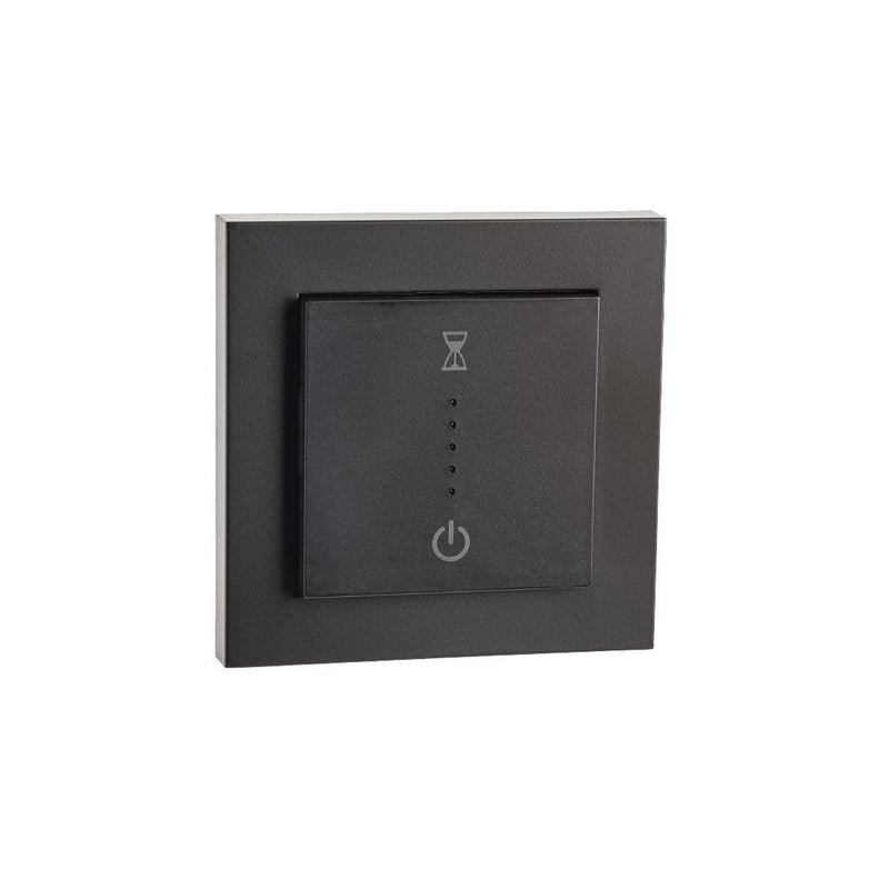 SG Leuchten - Zeitschaltuhr für Installationsschalterprogramme TIMER schwarz 820501 − 1 Stück