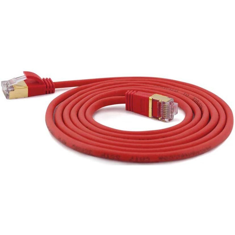 Wantec - Patchkabel Kupfer SSTP-Patchkabel Cat.6A rt 7158 rt 0,5m 0,5m Steck. 4mm