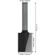 Bosch - Fräser PRO Nutfräser, 2608629688 zweischneidig 5/8