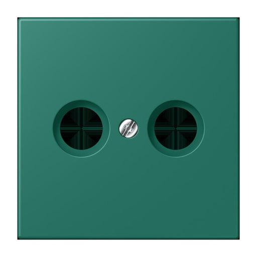 Jung - Einsatz/Abdeckung für Kommunikationstechnik Abdeckung für Antennendose LC 990 TV 216 vert anglais (32040)