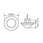 ESYLUX - Bewegungsmelder/Präsenzmelder komplett Decken-Bewegungsmelder MD-C 360i/24 UP, 360 Grad