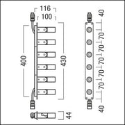 Zumtobel Group - Wegeleuchte Rohrleuchte SUSY CL 6P #42183710 3000K