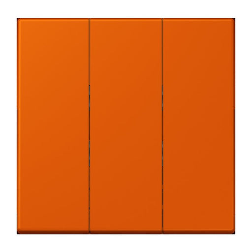 Jung - Abdeckung/Bedienelement für Installationsschalterprogramme Wippe 3fach LC 993 BF 260 orange vif (4320S)