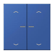 Jung - Abdeckung/Bedienelement für Installationsschalterprogramme Wippe mit Lichtleiter LC 102 KO5P 253 bleu outremer 59