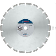 Bosch - Trenn-/Schleifscheibe PRO Asphalt 2608603643 Diamanttrennscheibe