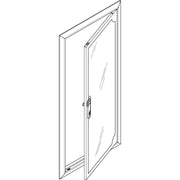 ABN - Tür/Bedientableau (Schaltschrank) Blendrahmen mit Sichttüre GBRU26TS f.Flachvert.,2x6reih