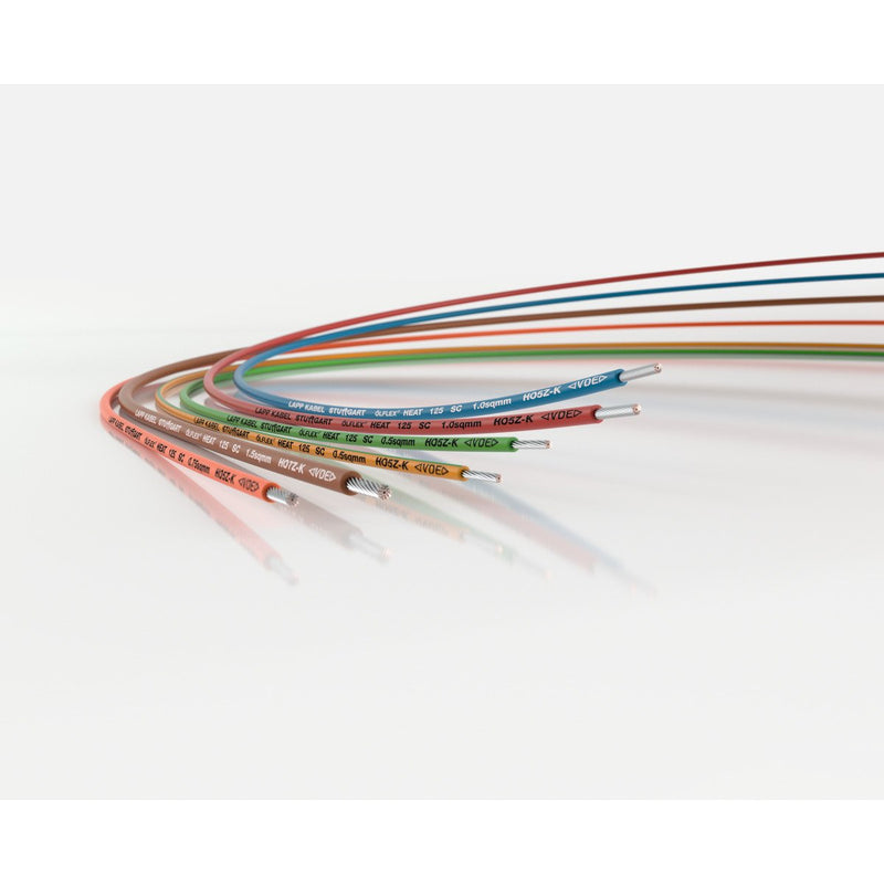 Lapp Kabel&Leitung - Energiekabel < 1 kV, für feste Verlegung ÖLFLEX HEAT 125 SC 1X1 RD 1234104K/2500 − 2500 Meter