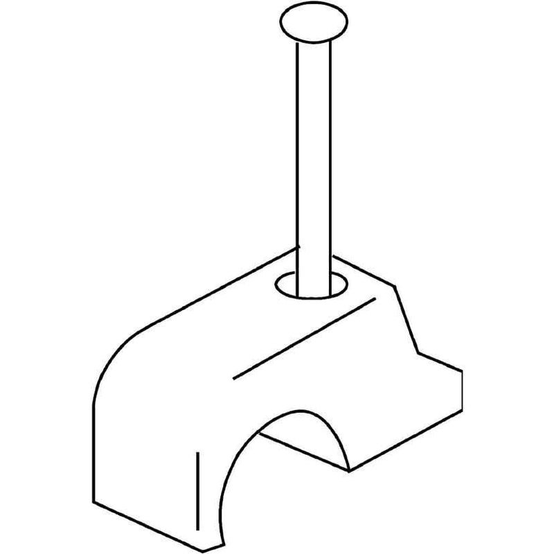 HKL - Nagelschelle (für Kabel) BI-Top-Nagelschelle 2565/25 − 100 Stück