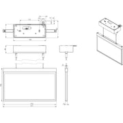 RP-Technik - Sicherheitsleuchte LED-Rettungszeichenleuchte AXDC403SC-AZ EB 3h, SC, anthr