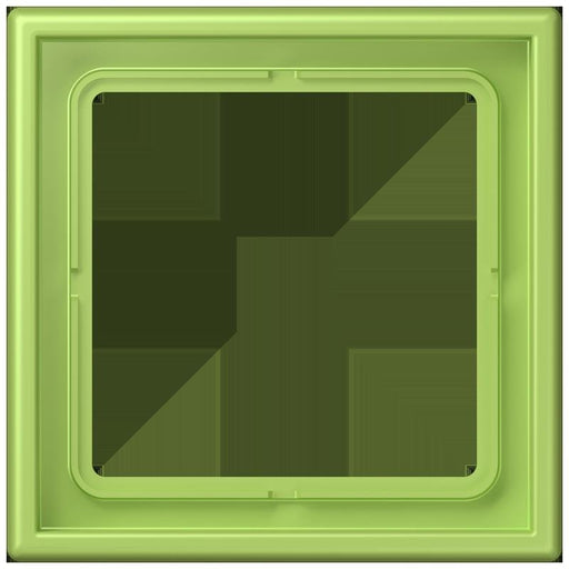 Jung - Abdeckrahmen Rahmen 1-fach LC 981 221 vert clair