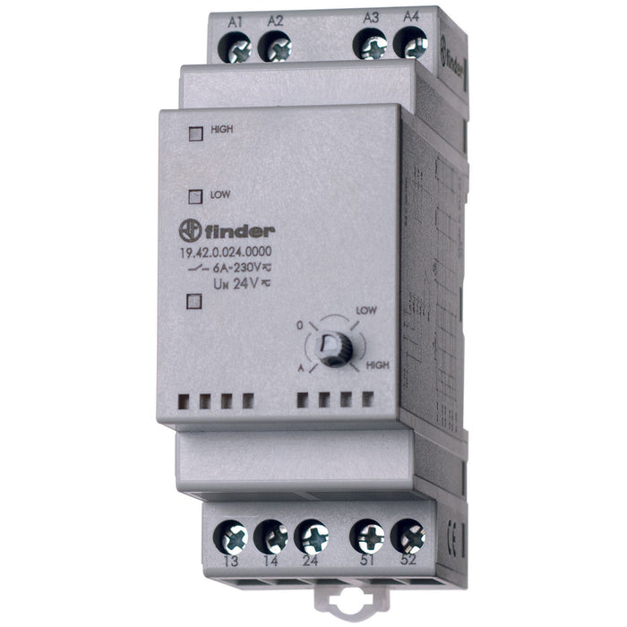 Finder - Schaltrelais Auto-Off-On-Relais 19.42.0.024.0000  − 5 Stück
