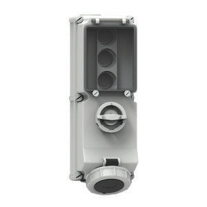Bals Elektrotech - CEE-Steckdose abschaltbar, abgesichert (IEC 60309) Wandsteckdose abschaltbar 17021 verriegelt abgesich