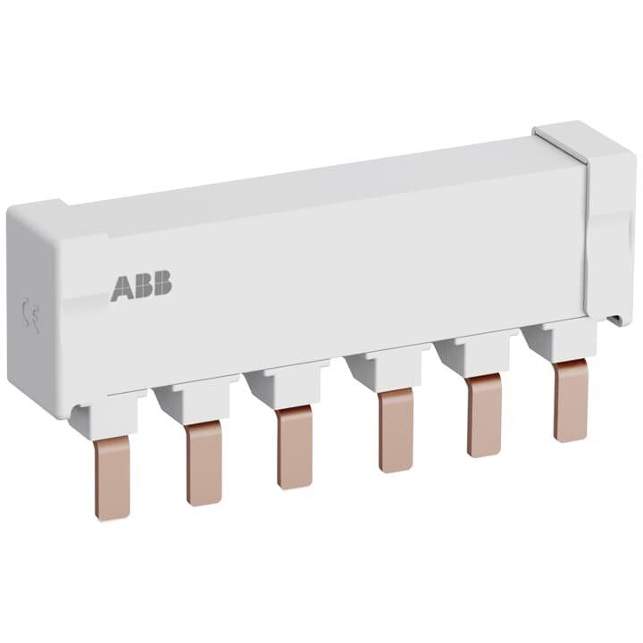 ABB Stotz S&J - Phasenschiene 3-Phasen-Sammelschiene PS2-2-0-125 für 2 MS165, Ie=125A
