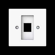 Busch-Jaeger - Einsatz/Abdeckung für Kommunikationstechnik Zentralscheibe m. Tragring 2561-44G Modular-Jack