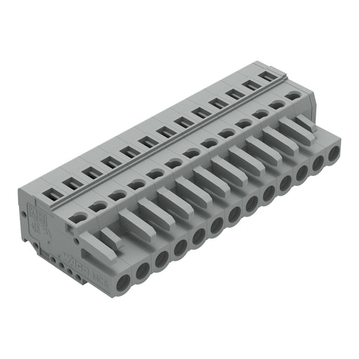 WAGO - Kabelsteckverbinder für Leiterplattensteckverbinder Federleiste 231-113/026-000 13pol., 5mm ger. − 25 Stück