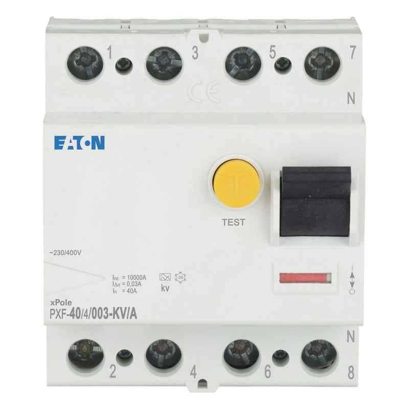Eaton - Fehlerstrom-Schutzschalter FI-Schutzschalter PXF-40/4/003-KV/A 40A 4p, 30mA