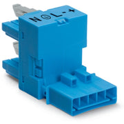 WAGO - Kompaktverteiler für steckbare Gebäudeinstallation h-Verteiler 5-polig 890-982 Kod. I,blau − 50 Stück