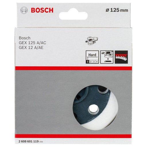 Bosch - Stützteller für Schleifwerkzeug Schleifteller hart, 125 mm 2608601119
