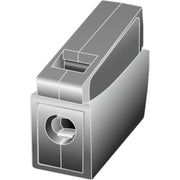 HellermannTyton - Steckklemme HECL-1/1-PA-GY-100ST − 100 Stück