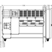 Hensel - Verteilerschrank für Energieversorgung Ladeverteiler Mi EV 11kW 18001 f.18 Ladep. a 11kW