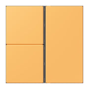 Jung - Abdeckung/Bedienelement für Installationsschalterprogramme Tastensatz 3fach LC 403 TSA 254 ocre jaune clair