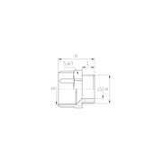 Jacob - Erweiterungs-/Reduzierring PA-Erweiterung PG 9x11 911 PA − 100 Stück