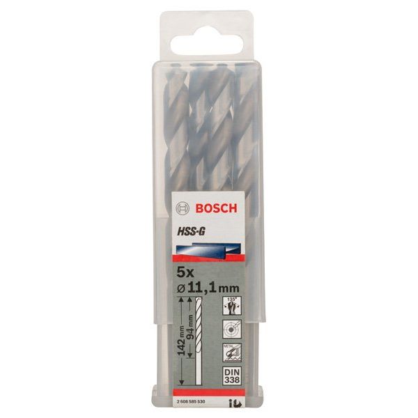 Bosch - Bohrer PRO Metal HSS-G 2608585530 Spiralbohrer 11,1 x