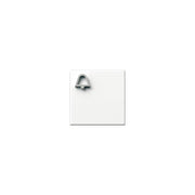 Siedle&Söhne - Zubehör/Ersatzteile für Türkommunikation Taste m.Glockensymbol ws 200029810-00 f.TM/BTM612-4/650-04 − 1 Stück