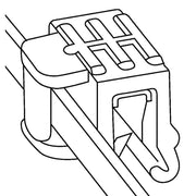 HellermannTyton - Kabelbinder Befestigungsbinder T50ROSEC22-MC5-BK-D1 − 500 Stück