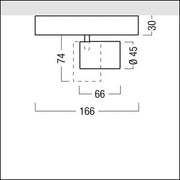 Zumtobel Group - Downlight/Strahler/Flutlicht LED-Akzentstrahler SUP2 M 1/L #42927634 4000K dim weiß