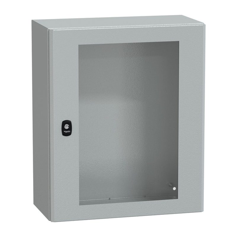 Schneider Electric - Gehäuse/Schaltschrank (leer) Wandschrank RAL 7035 NSYS3D6525T 600x500x250 Sichttür