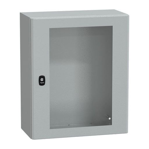 Schneider Electric - Gehäuse/Schaltschrank (leer) Wandschrank RAL 7035 NSYS3D6525T 600x500x250 Sichttür