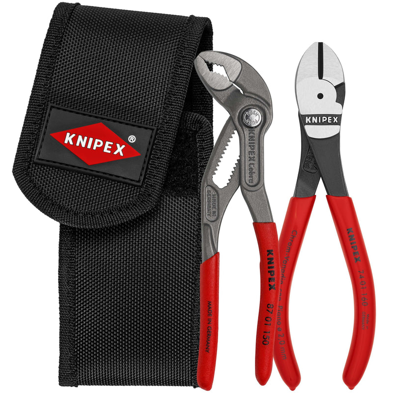 Knipex - Werkzeugset Mini-Zangenset 00 20 72 V02 in Gürteltasche