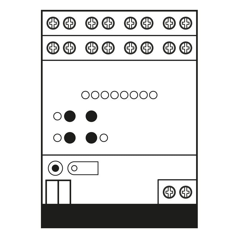 Jung - Bussystem-Jalousieaktor KNX Jalousieaktor 2514 REGHE REG Gehäuse 4TE − 1 Stück
