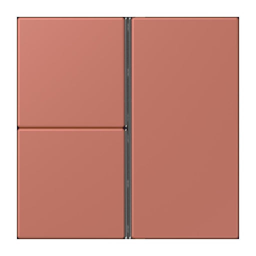 Jung - Abdeckung/Bedienelement für Installationsschalterprogramme Tastensatz 3fach LC 403 TSA 236 terre sienne brique