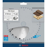 Bosch - Kreissägeblatt PRO Wood Kreissägeblatt, 2608641171 160 x 1,8 x 20 mm