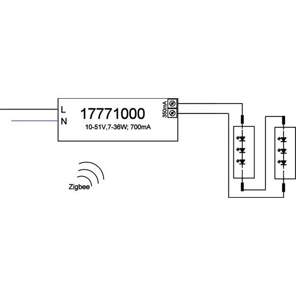 Brumberg Leuchten - LED-Betriebsgerät LED-Konverter Zigbee 17771010 700mA 7-36W