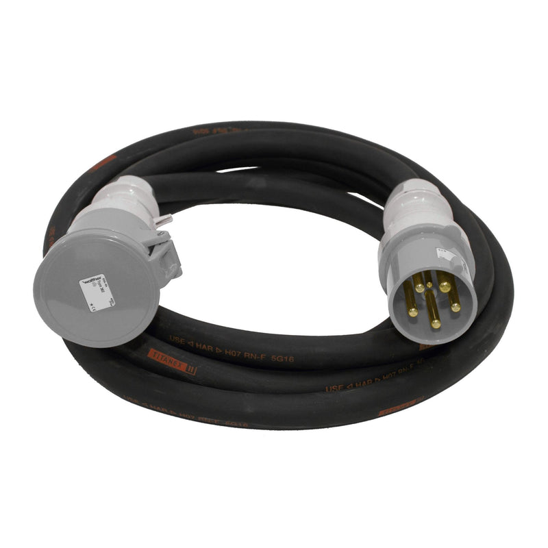 Walther Werke - Netzanschlussleitung CEE NEO-Leitung 39300506100120 Stecker und Kupplung