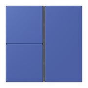 Jung - Abdeckung/Bedienelement für Installationsschalterprogramme Tastensatz 3fach LC 403 TSA 206 bleu outremer 31