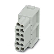 Phoenix Contact - Kontakteinsatz für Rechtecksteckverbinder Kontakteinsatzmodul HC-M-12-CT-F Buchse, 12-polig − 5 Stück