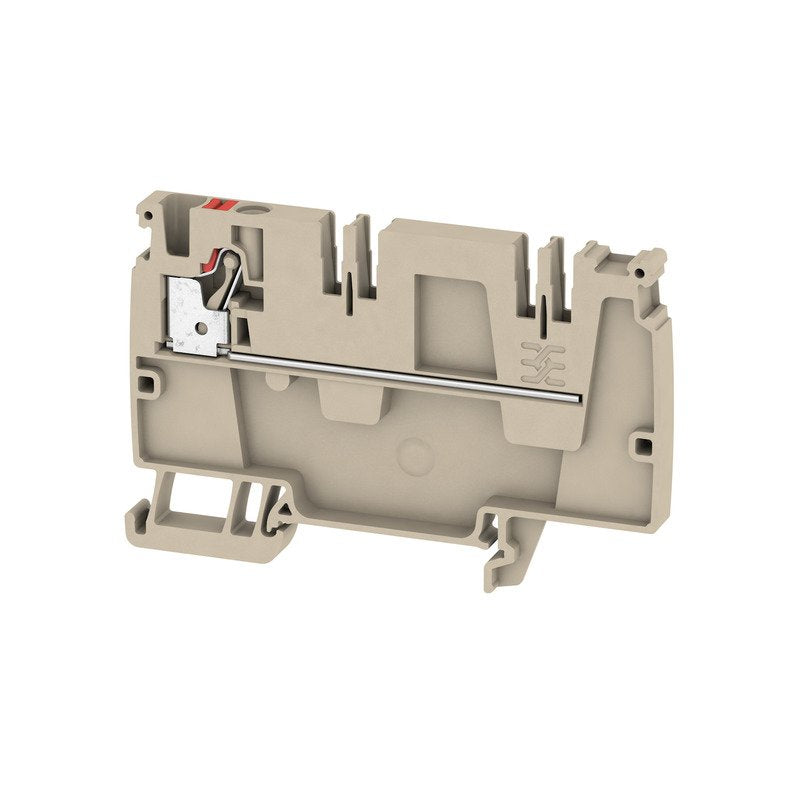 Weidmüller - Durchgangs-Reihenklemme Klemme AAP21 4 LI RD PUSH IN, 4 mm² − 50 Stück
