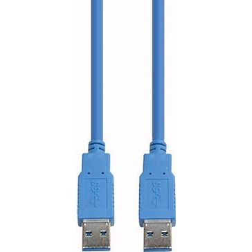 E+P Elektrik - Konfektioniertes A/V-Kabel USB3.0 Verbindungskabel AA CC 303 LOSE 1,5m,blau
