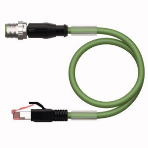 Turck - Rundsteckverbinder, feldkonfektionierbar (Industriesteckverbinder) Verbindungsleitung RSSD-RJ45S-4414-3M − 1 Stück